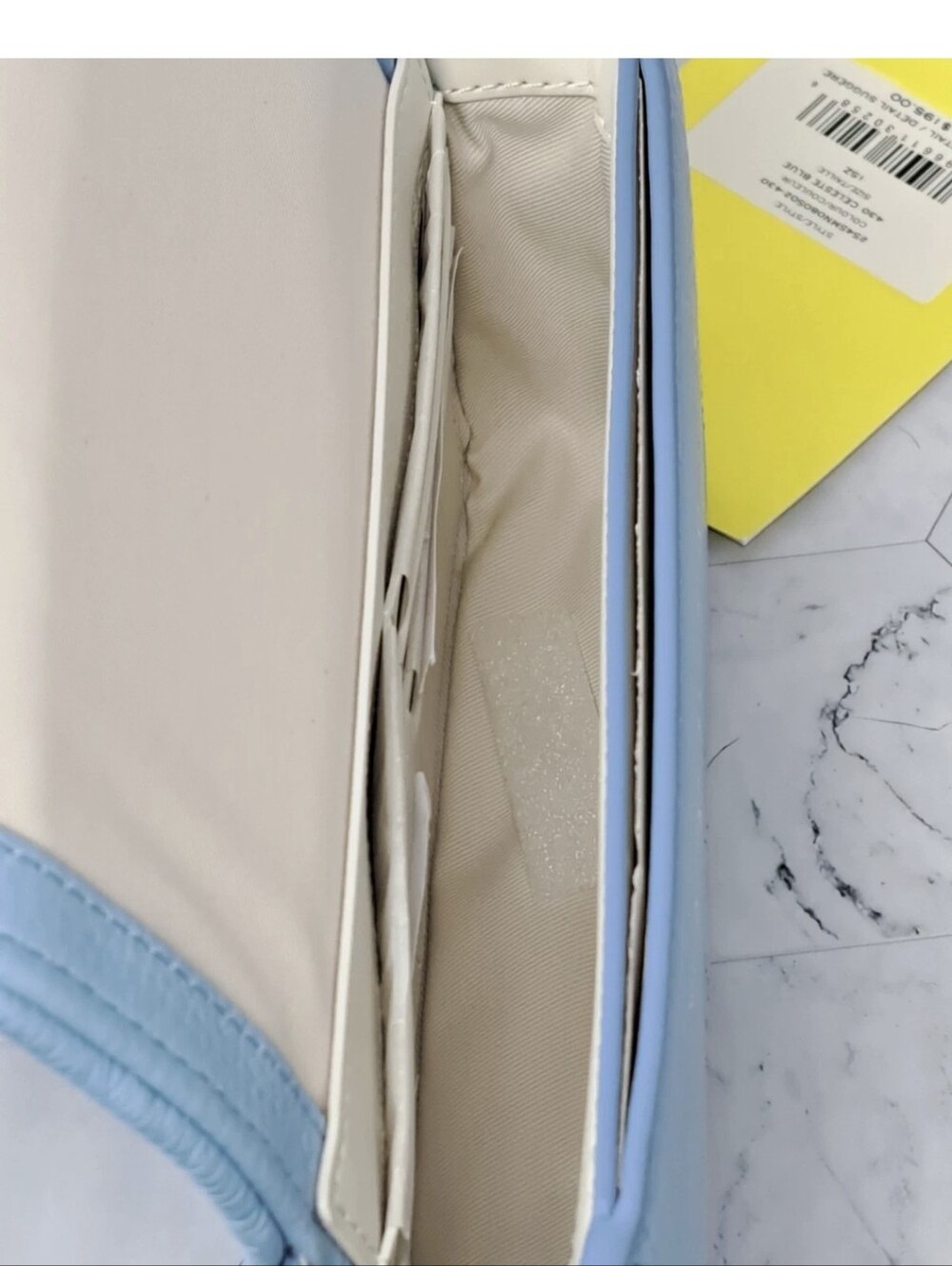 Marc Jacobs "The Mini Bag" - Light Blue - NWT 8x5x1 - Picture 5 of 8